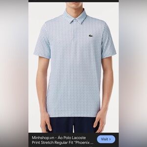 Lacoste Men's Light Blue Polo Shirt